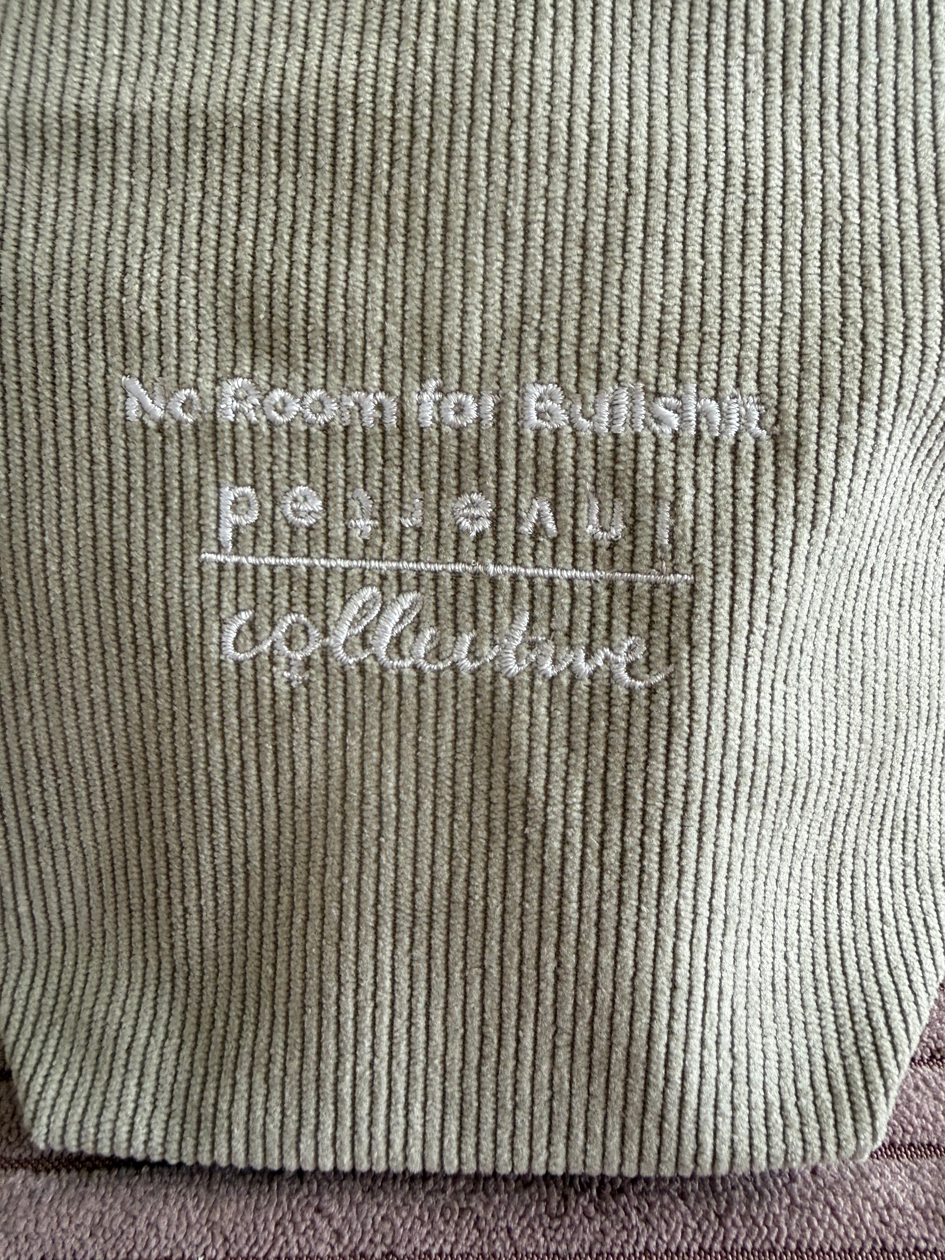 No Room for Bullshit – Cord Pouch